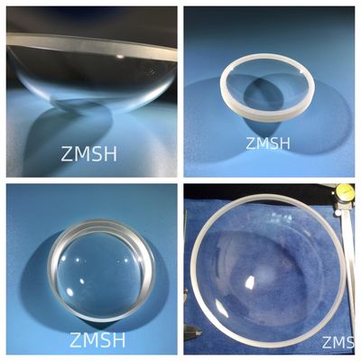 Kubbe Sapphire Optik Pencereler Kimyasal Direnci Yüksek Isı İleticiliği Kalınlığı 1mm 2mm