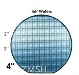 3 inç InP Indium Fosfür Substrat N-Tip Yarım iletken VGF büyüme yöntemi 111 100