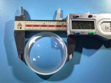50mm Safir Bileşenleri Özelleştirilmiş Boyut Cilalı Plano - Dışbükey Lens Yarımküre Optik Kubbe