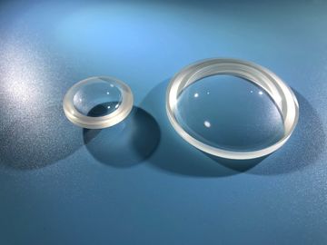 50mm Safir Bileşenleri Özelleştirilmiş Boyut Cilalı Plano - Dışbükey Lens Yarımküre Optik Kubbe