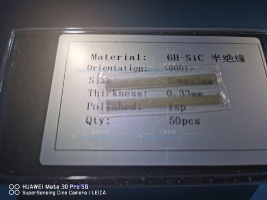 9.4 Sertlik Optik Sic Cips Silikon Karbon Gofretler