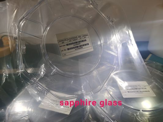 Optik Lens için 12Inch 300mm Cilalı Safir Substrat pencere safir Gofretler