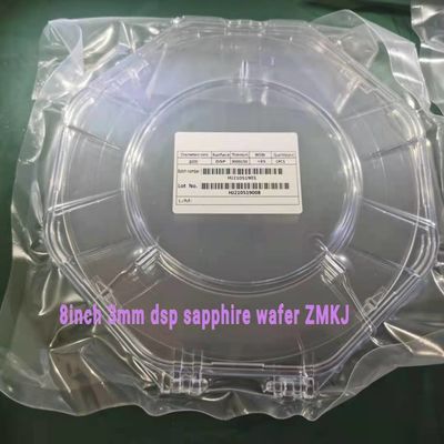 8 inç DSP 3mm Kalınlık Safir Kristal pencere safir gofretler