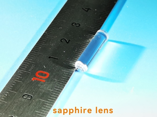 Piston Çubuğu ile Tüm Yüzey Cilalı Safir Optik Windows Crylinder Rod Lens
