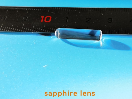 Piston Çubuğu ile Tüm Yüzey Cilalı Safir Optik Windows Crylinder Rod Lens