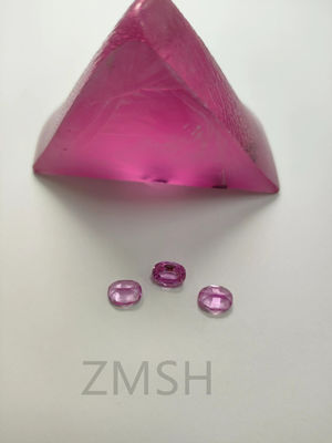Mercan / Gül Pembe Sapphire Ham / Roughgem Kristal Lab Mücevher Aksesuarları İçin Yapılmış