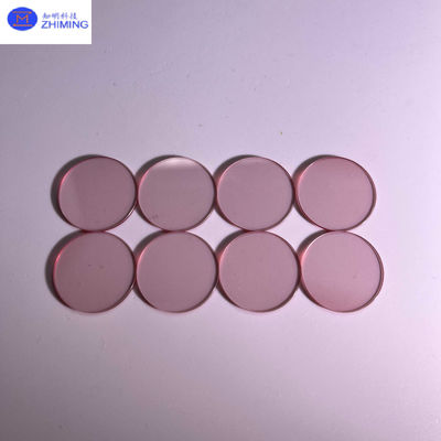 Titanyum Sapphire Kristal Optik Pencereler Yüksek Sertlik Özel Boyut Optik Amaçlı Mükemmel Şeffaflık