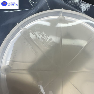 Silikon Karbid Wafer Özel Boyut Yarı yalıtımlı SiC Waferleri Neredeyse Renksiz Şeffaf Yüksek Basınç Direnci