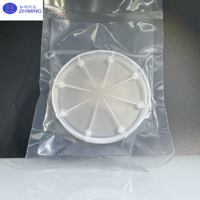 Silikon Karbid Wafer Özel Boyut Yarı yalıtımlı SiC Waferleri Neredeyse Renksiz Şeffaf Yüksek Basınç Direnci