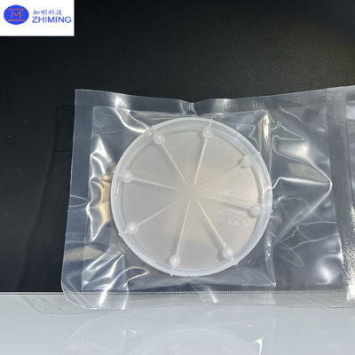 Silikon Karbid Wafer Özel Boyut Yarı yalıtımlı SiC Waferleri Neredeyse Renksiz Şeffaf Yüksek Basınç Direnci
