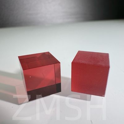 Yapay Büyütme Doped Renk Safir AL2O3 Özel CZ Yöntemi Rubin Mavi Padparadscha
