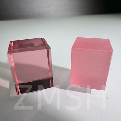 Yapay Büyütme Doped Renk Safir AL2O3 Özel CZ Yöntemi Rubin Mavi Padparadscha
