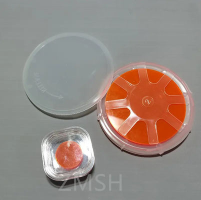 GaP Wafer 2 inç N Tipi Dopsuz S Doped 100 DSP SSP CZ Yüksek Saflık 5N 99.999%