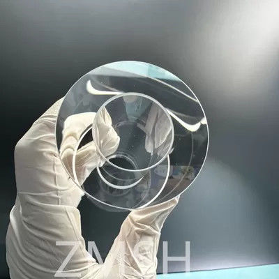 Sapphire Tube OD50mm ID25.4mm Uzunluk 100mm AL2O3 C-Axis KY Yöntem Mohs 9.0 Özellik
