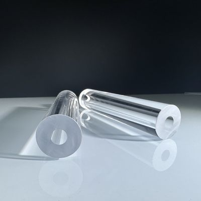 Endüstriyel Sentetik Safir Tüpler Özelleştirilmiş Cilalı Al2O3 Kristal
