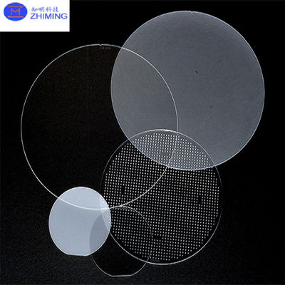Erimiş silikon levha JGS1 JGS2 BF33 8 inç 12 inç kalınlığı 750um±25um Ra ≤ 0.5nm TTV ≤ 10um
