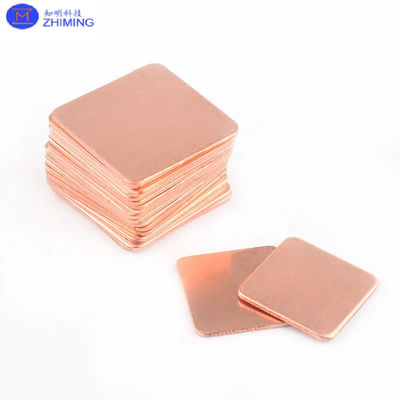 Bakır substrat tek kristal Cu wafer 5x5x0.5/lmm 10x10x0.5/1mm 20x20x0.5/1mm a=3.607A