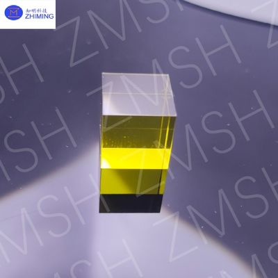 Limon Sarı Saphir Değerli Taş Sentetik Limon Sarı Mücevher Yapımı için Ham Malzeme Mohs Sertliği 9