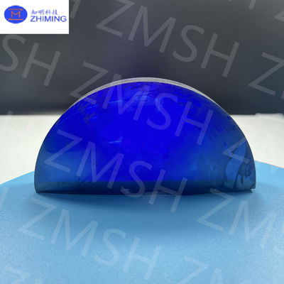 Mücevher endüstrisinde Royal Blue Moissanite Kaba Tek Kristal Silikon Karbid laboratuvarda yaratıldı