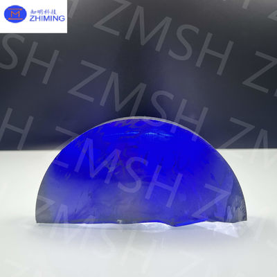 Mücevher endüstrisinde Royal Blue Moissanite Kaba Tek Kristal Silikon Karbid laboratuvarda yaratıldı