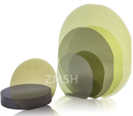 SiC Epitaxial Wafer Silikon Karbid 4H 4 inç 6 inç Yüksek Direncili Yarım iletken endüstrisi