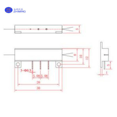 Lityum Niobat (LiNbO3) Y-Dalga Yönlendiricisi Modülatörü / Düşük Vπ 3.5V / Yüksek PER 25dB / FOG, FOCT, Kuantum İletişim ile uyumludur