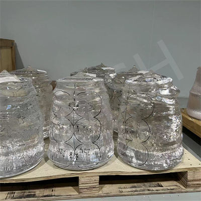Sapphire Malzemesi AL2O3 Monokristal 80KG 200KG 400KG KY Yöntem LED SEMI Sınıfı