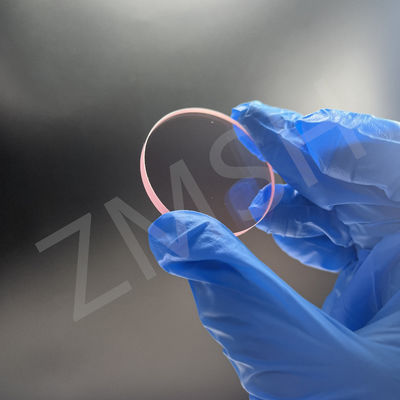 Ti3+ Red Sapphire Laser Al2O3 Tek Kristal Optik Pencereler Özel Güvenlik Paketi