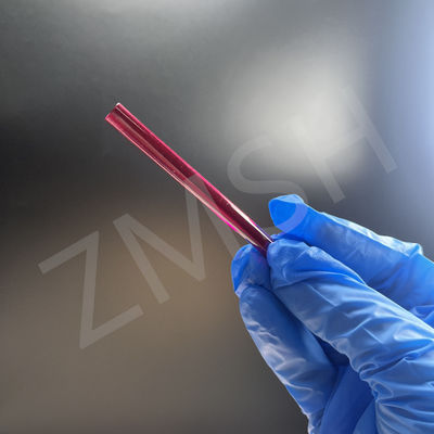 Cr Al2O3 Ruby Rod Sapphire Laser Tek Kristal Optik Çubuk Özel Boyutlu Güvenlik Paketi