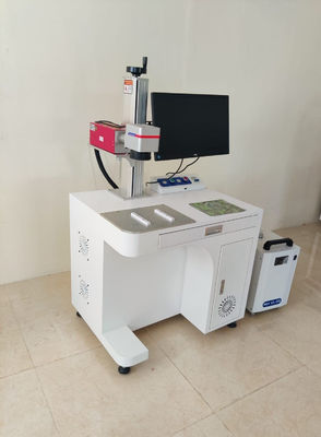 355nm UV Lazer İşaretleme Makinesi 3W/5W/10W Seçenek Gücü ±0.01mm Doğruluk
