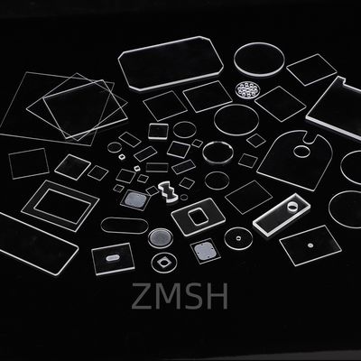 Özel Düzensiz Şekilli Kuvars Optik Pencere Precision Fused Silica Viewports