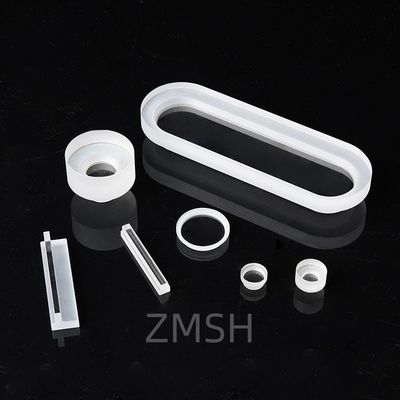 Kuvars Cam Pencereler CNC İşlenmiş Düzensiz Füzye Silika Plakaları Optik ve Lazer Sistemleri İçin
