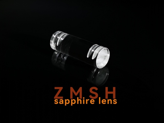 Yivli Monokristal Al2O3 Safir Crylinder Rod Lens