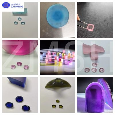 İyi fiyat Colored Synthetic Gemstones Widely Used for Decorations and Optical çevrimiçi