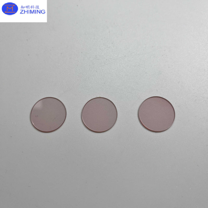 Titanyum Sapphire Kristal Optik Pencereler Yüksek Sertlik Özel Boyut Optik Amaçlı Mükemmel Şeffaflık