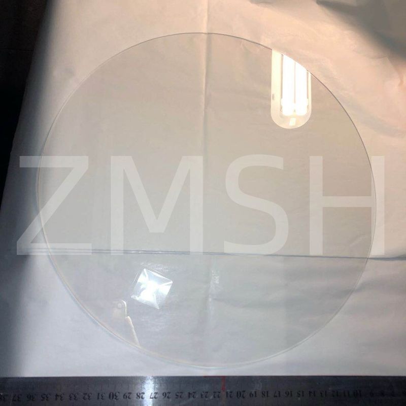 Sapphire Wafer Al2O3 8 inç C düzlem A düzlem M düzlem KY Çift kaydırma cilalı SSP