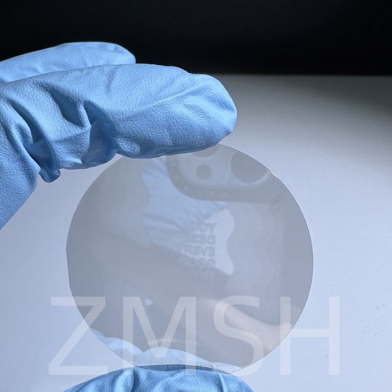 2 inçlik SiC Wafer 4H N tip 6H-N tip 4H Yarım tip 6H Yarım tip Çift taraflı cilalı