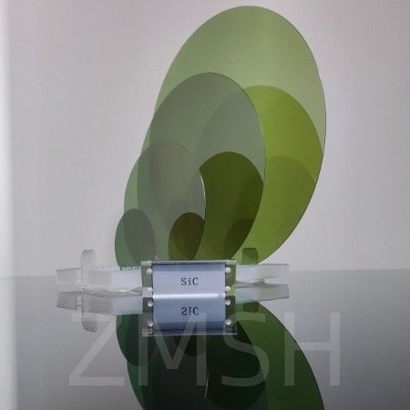 SiC Wafer 4H N tipi Silikon Karbüt sınıfı 2 inç 4 inç 6 inç 8 inç DSP Özel