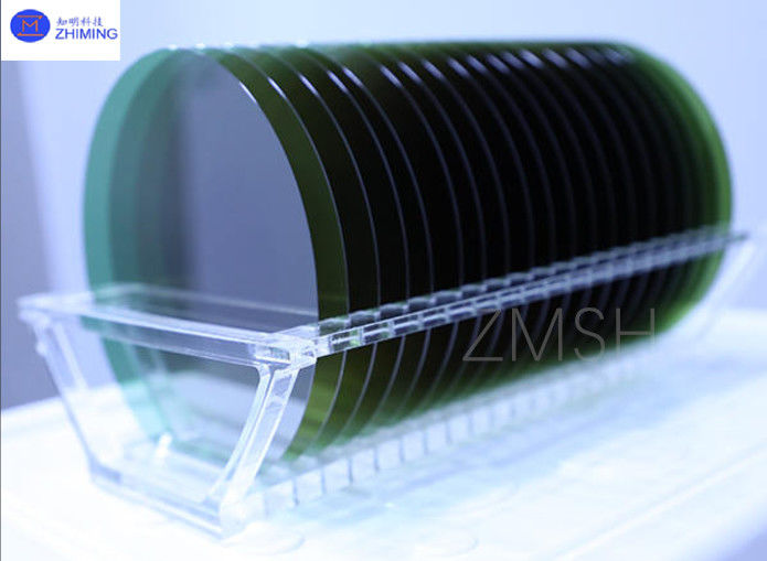 8 inçlik 4H-N SiC Wafer Kalınlığı 500±25μm veya Özel N-Doped Dummy Üretim Araştırma Sınıfı
