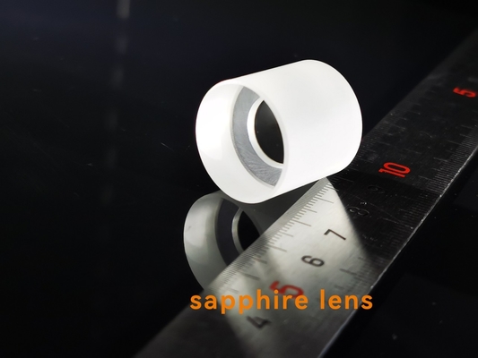 İyi fiyat Sertlik 9.0 Ruby Sapphire Optik Pencereler Özelleştirilmiş Şeffaf Küresel Lens Gofretleri çevrimiçi