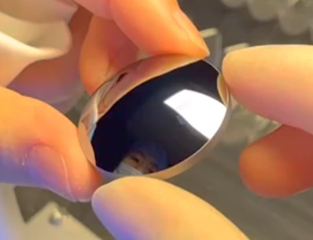 Özelleştirilmiş Tek Kristal Silikon Windows Gofret Substrat Demo Monokristal Silikon Lens