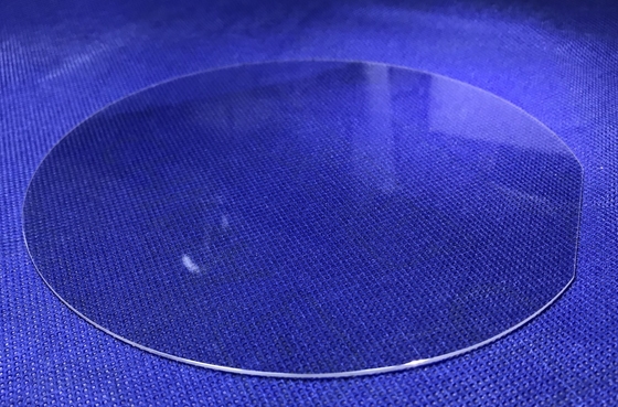 İyi fiyat Dairesel Şeffaf Safir Optik Pencereler Kuvars Delikli Özelleştirilmiş Safir Lens Gofret çevrimiçi
