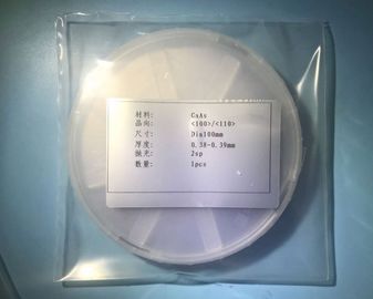İyi fiyat LED için 2INÇ 3INÇ 4Inch Katkısız Galyum Arsenid Gofret Yarı Yalıtım GaAs Substrat çevrimiçi