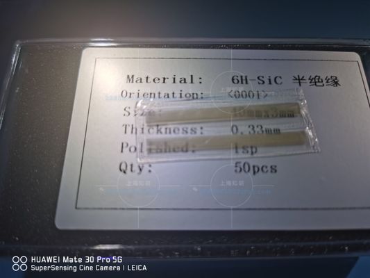 İyi fiyat 9.4 Sertlik Optik Sic Cips Silikon Karbon Gofretler çevrimiçi