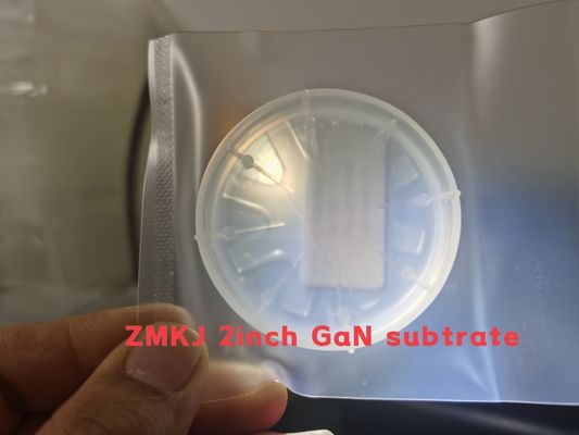 İyi fiyat Yarım iletkenler için 4 inç Araştırma Derecesi 0.4mm Serbest Kalkan GaN Wafer çevrimiçi