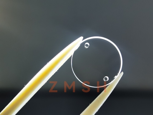 İyi fiyat Delikli Özel Boyutlu Safir Optik Pencere 2mm Kalınlık çevrimiçi