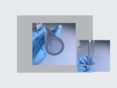 İnce Zemin ve Cilalı Yüzey Yetiştirilen Tek Kristal Safir Tüpler ve Çubuklar