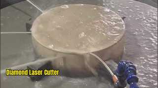 Yeşil Lazer Elmasları Hassas Şekilde Keser