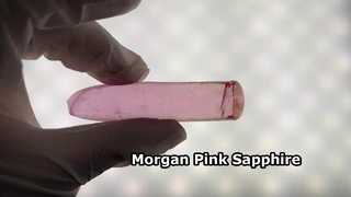 Morgan Pembe Safir Kristal